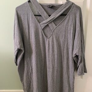 Gray Women's Top